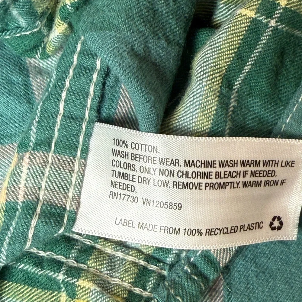 Cat & Jack teal plaid